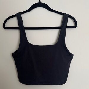 All in Motion Black Performance Crop Tank